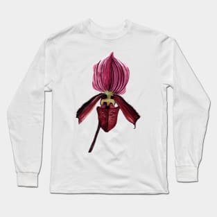 Slipper Orchid Long Sleeve T-Shirt